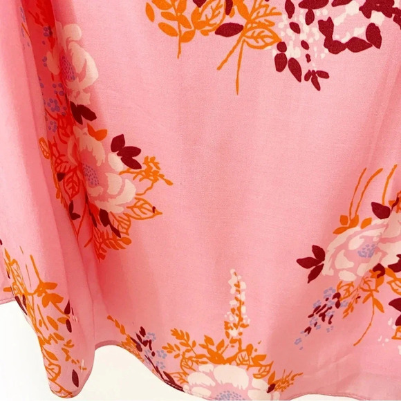 Les Reveries Dress One-Sleeve in Pink Gardenia Matte Satin Size 4 NWT - Picture 9 of 11